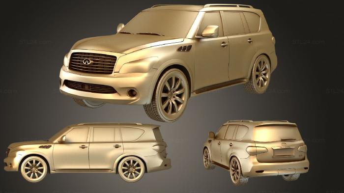 Vehicles (Infiniti QX 2011, CARS_1984) 3D models for cnc